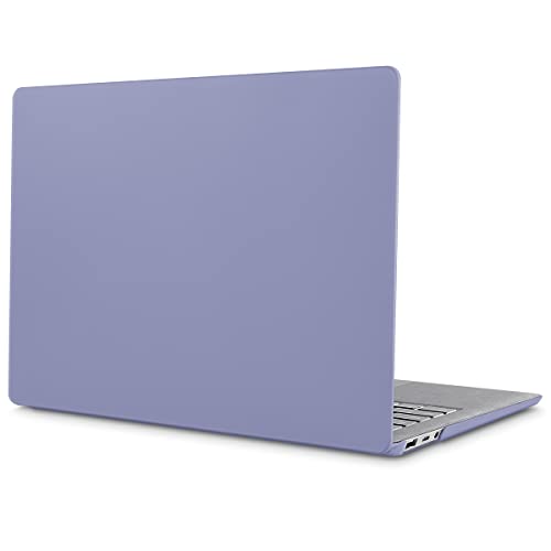 May Chen Case for 13.5" Microsoft Surface Laptop 3/4/5 with Alcantara Palm Rest Model 1867 1958 1950 (2019 2021 2022), Plastic Hard Shell Case with Keyboard Cover + Screen Protector, Lavender Gray - color: Lavender Gray