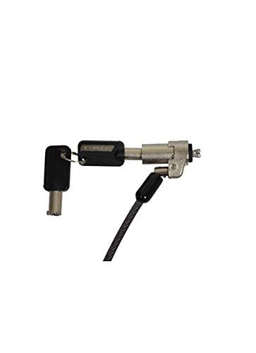 Port Designs Security Cable Keyed Noble Wedge Slot Lock Laptops/Desktops/Monitors Projectors, Black - style: Keyed Noble Wedge Slot