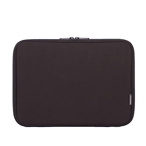 Laptop Sleeve 15.6 Inch Foldable Slim Case Lightweight Bag Notebook Computer Carrying Flip Cover (Black) - color: Black, size: 15.6 Inch
