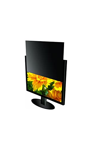 Kantek Secure-View Blackout Privacy Filter for 20-Inch Widescreen Monitors (Measured Diagonally – 16:9 Aspect Ratio), Anti-Glare, Anti-Blue Light (SVL20W9) - style: 20" Widescreen (16:9 Ratio)