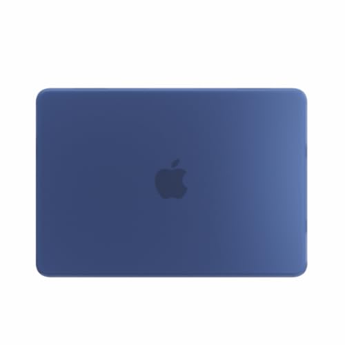 Matte Finish Case for MacBook Neo 13 inch 2026 Model A3404, Indigo Clear | Exact Fit Scratches & Fingerprints Resistant, Ultra-Thin Matte Frosted Protective Hard Shell Mac Neo Case and Keyboard Cover - color: Indigo Clear