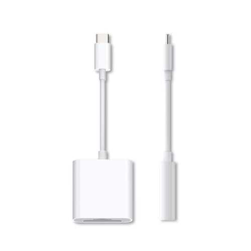 chenyang 2 in 1 USB C to TF Micro SD SDXC SDHC Card Reader Adapter 480Mbps Compatible with Laptop Tablet Phone - style: SD Card 2 IN 1