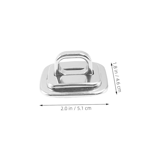 Housoutil 4pcs Laptop Security Plate -Theft Anchor for Keyed Combination Cable Locks Design for Desks Monitors and Devices Sturdy Theft
