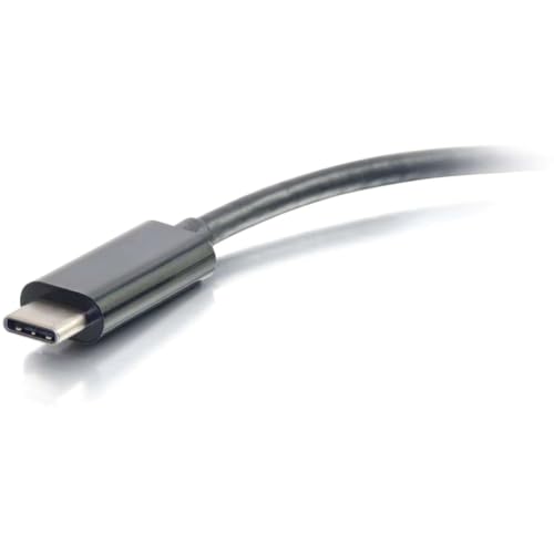 Legrand - C2G USB Adapter, USB C to Ethernet Hub, Gigabit Ethernet Port, 3 Port Adapter with Power Deliver, Black, 1 Count, C2G 29747 - color: Black, style: 3-Port