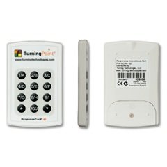 Turning Point Teacher Classroom RCIR-02 Clicker IR ResponseCard System- Set of 32 Clickers