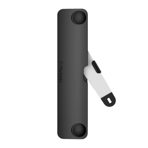 Compulocks Blade Universal Lock Slot Adapter with Keyed Cable Lock Black | Secure aluminum tablet security lock by Compulocks
