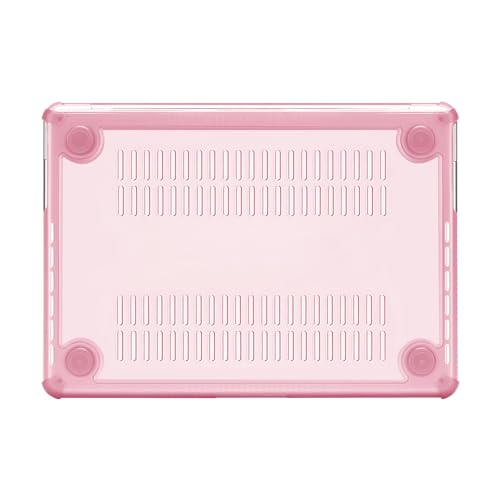 MOSISO Compatible with MacBook Pro 14 inch Case M5 M4 M3 M2 M1 2026-2021 | 3 in 1 Kit Anti-Crack Hard Shell with TPU Bumper, A3427 A3426 A3434 A3112 A3185 A3401 A2918 A2992 A2779 A2442, Chalk Pink - color: Chalk Pink