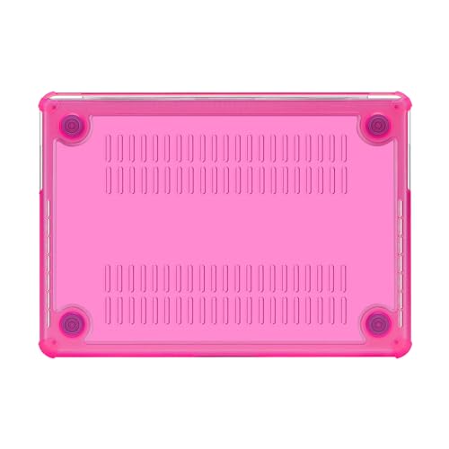 MOSISO Compatible with MacBook Pro 14 inch Case M5 M4 M3 M2 M1 2026-2021 | 3 in 1 Kit Anti-Crack Hard Shell with TPU Bumper, A3427 A3426 A3434 A3112 A3185 A3401 A2918 A2992 A2779 A2442, Bright Rose - color: Bright Rose