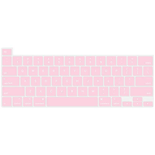 Se7enline for MacBook Pro 13 inch Case M2/M1 2026-2020 A2338,Rose Quartz | Hard Shell Laptop Case Washable Keyboard Cover Skin Anti-Scratch Anti-Drop Heat Dissipation Full Port Access Slim Lightweight - color: Rose Quartz