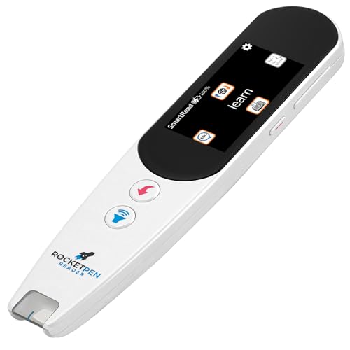 Rocket Pen Reading Tutor Scan Any Surface, Six Decoding Tools–Blue Case | Make reading your new superpower - color: Blue Case