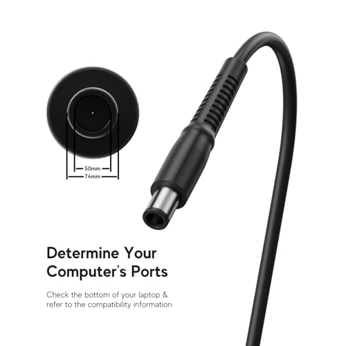 19.5V 90W Car Charger for Dell Latitude E4310 E4300 E5400 E5500 E5510 I nspiron D630 D830 5480 D820 D620 D610 D520 Vostro 3510 3540 3400 3790 DC to DC Laptop Power Supply Adapter 7.4 * 5.0mm Plug
