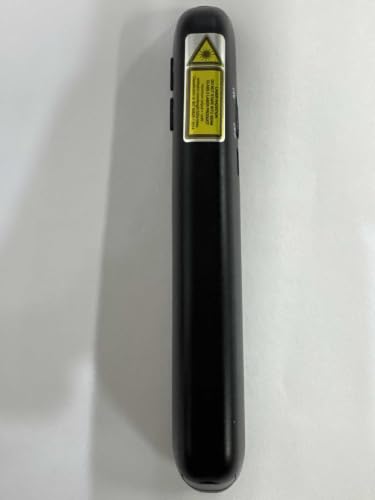 USB C Rechargeable Presentation Clicker with Green Light, Remote Clicker for Presentations Wireless Presenter Slide Changer PPT Advancer with Volume Control for Laptop Computer