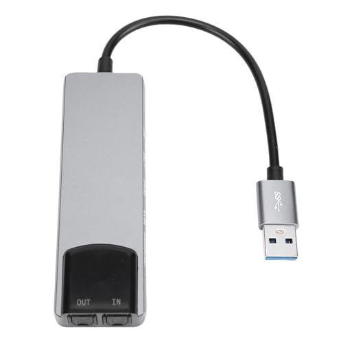 Tangxi USB to 3.5mm Jack Audio Adapter Cable with SPDIF, Virtual 7.1 Surround Sound External USB 2.0 Sound Card Adapter, Plug and Play for Laptop PC Computer