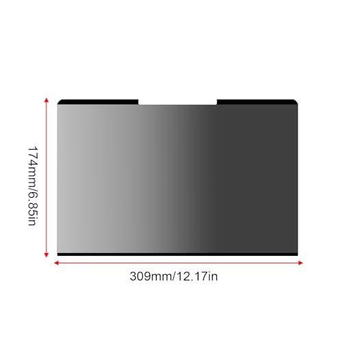 Diyeeni 14 Inch Laptop Privacy Screen, Magnetic Removable Anti Peeking Screen Protector for 16:9 Notebook, with Ultra Wide Viewing Angle for Sensitive Information Protection