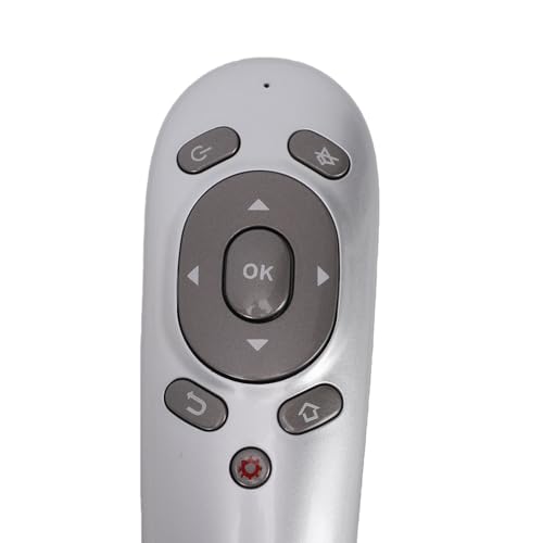 GOWENIC Wireless Presentation Clicker, Gyroscope Technology 2.4G USB Remote Control Presenter Pointer with Ergonomic Design, for Laptop Presentation