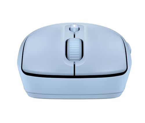 HP 400 Quiet Wireless Mouse, Dual Bluetooth & 2.4GHz, Soft Silicone, Quiet Clicks, Microsoft Wheel, 24-Month Battery, 6000 DPI, Ambidextrous, Eco-Friendly Design, Multi-OS, Blue - color: Blue