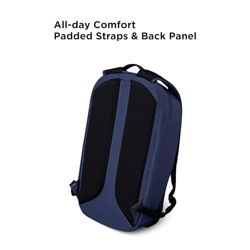 ALPAKA Metro Backpack 12L Compact Laptop Backpack Blue | Laptop Sleeve Fits 14-inch Laptop, Internal Water Bottle pocket for Men and Women, Weatherproof Fabric Axoflux 300D - color: Blue-axoflux 300d