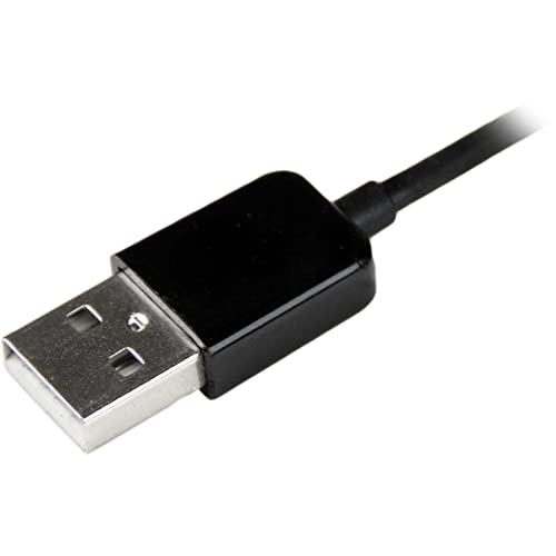 StarTech.com USB Sound Card w/ SPDIF Digital Audio & Stereo Mic – External Sound Card for Laptop or PC – SPDIF Output (ICUSBAUDIO2D),Black 0.6" x 1.8" | With SPDIF Digital Audio & Stereo Mic, External Sound Card for Laptop or PC
