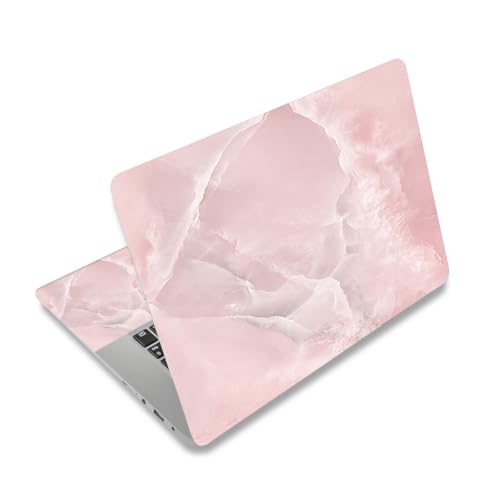 Laptop Skin Sticker Decal 12 .1 13 13.3 14 15 15.4 15.6 inch Personalized Universal Notebook Vinyl Skin Stickers Cover Art Decal Computer Protector (Pink Marble 2) - color: Pink Marble 2