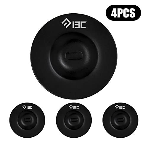Anchor Plate Adhesive Security Plate, Laptop Lock Plate with Slot, Universal Lock Plate for Laptop, Monitor, Smart Phone,Tablet, Other Electronic Products 4 Pack (Black) - color: Black
