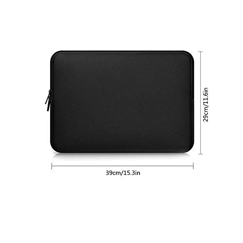 15.6 Inch Laptop Case Sleeve Protector Notebook Pouch Cover with 4 Elastic Bands for 15" 15.6" Compatible with Samsung Sony ASUS Acer Dell HP Toshiba Chromebook Computers (15-15.6 inch) | 4 Elastic Bands, Compatible with Samsung Sony ASUS Acer Dell HP Tos