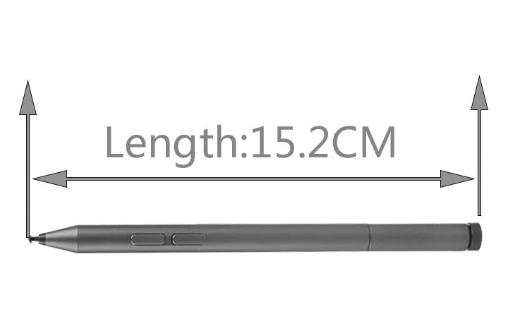 Active Pen 2 for ThinkPad X1 Tablet Gen2 (20JB, 20JC), Ideapad MIIX 720 MIIX 510 MIIX 520 Yoga 720 Yoga 920, Compatible 5T70M55297 - style: Active Pen 2