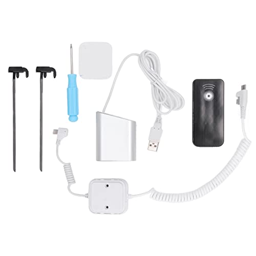 Anti-Theft Display Stand with 95-120dB Alarm and Charging | Floor Counter Showcase for Retail Stores, Universal Compatibility with Tablets and Smartphones, Infrared Remote Unlock