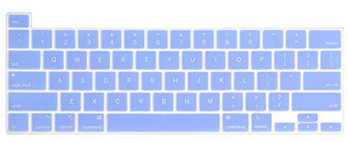Se7enline for MacBook Pro 13 inch Case M2/M1 2026-2020 A2338,Serenity Blue | Hard Shell Laptop Case Washable Keyboard Cover Skin Anti-Scratch Anti-Drop Heat Dissipation Full Port Access Slim Lightweight - color: Serenity Blue
