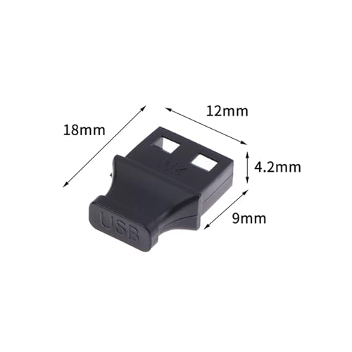 USB Cover Cap 30Pcs USB-A Port Cover with Handle - Anti-Dust Plug for Laptop and Computer Socket Protection Caps