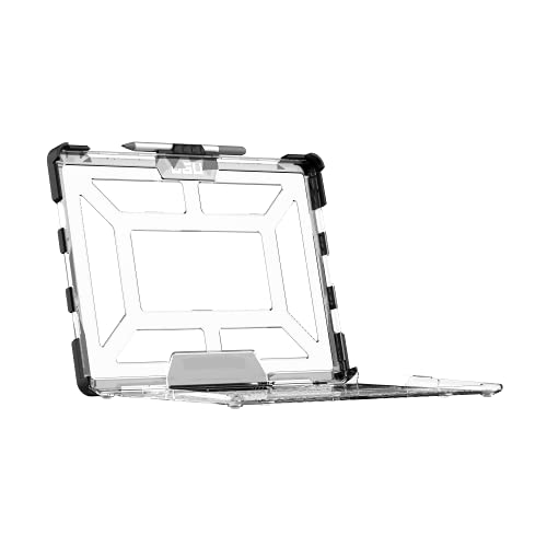 URBAN ARMOR GEAR UAG Designed for Microsoft Surface Laptop 5/4/3 Case 13.5" Plasma - Translucent Rugged Military Drop Tested Feather-Light Slim Laptop Protective Cover, Ice