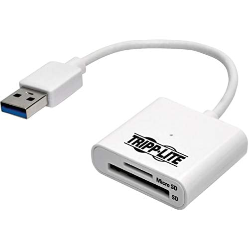 Tripp Lite USB 3.0 SuperSpeed SD/Micro SD Memory Card Media Reader w/Built in Cable 6-in. (U352-06N-SD) - style: SDXC/SDHC 6-in.