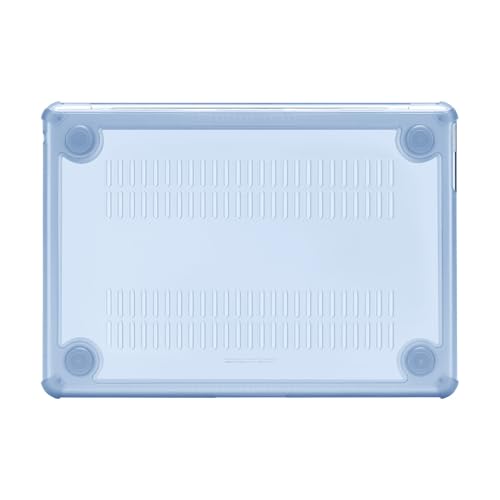 MOSISO Compatible with MacBook Air 15 inch Case M5 2026 M4 M3 M2 2025-2023 | A3448 A3241 A3114 A2941,Anti-Cracking,Heavy Duty Shock-Absorbing Hard Shell Case with TPU Bumper&Keyboard Cover, Sky Blue - color: Sky Blue
