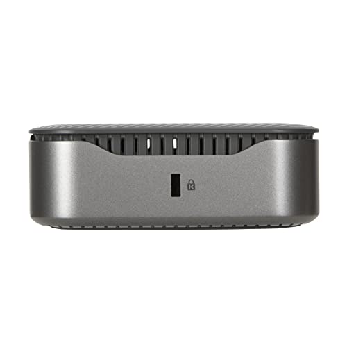 Targus USB C Hybrid/Universal Quad 4K Docking Station, Single 8K or Quad 4K UHD Display, 2 DisplayPort or 2 HDMI Ports, 100W Power Delivery (DOCK710USZ) Silver