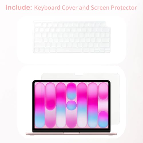 Feams for MacBook Neo 13 Inch Case 2026 A3404, Stylish Protective Clear Case Hard Shell Transparent Cover for MacBook Neo 13 Inch 2026 (A18 Pro Chip) with Keyboard Cover, Capybara - color: Capybara