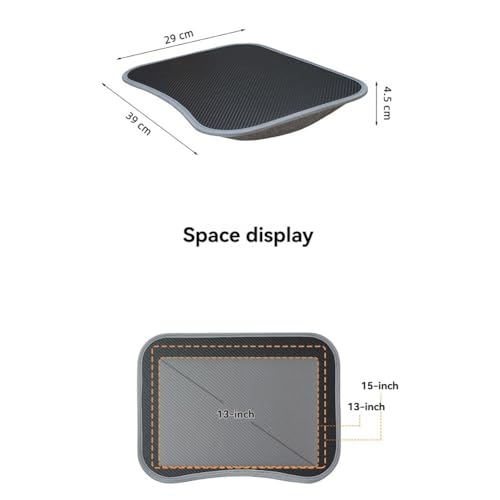 Lap Desk with Cushioned Pillow for Laptops Portable Writing Tray for Work, for Home & Travel Use Without Handle