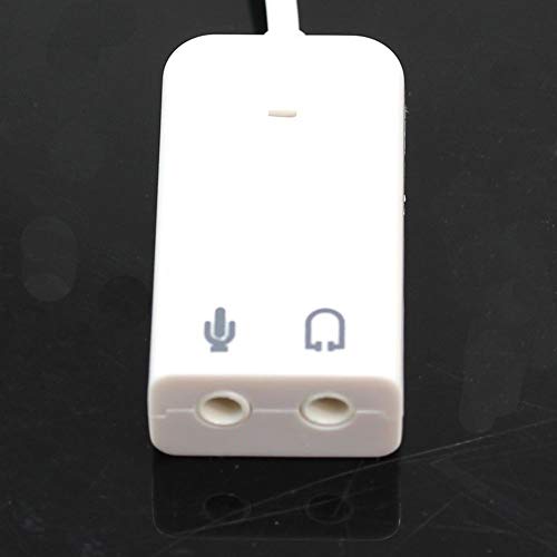 USB Sound Adapter USB 2.0 Virtual 7.1 Channel External USB Audio Sound Card Adapter for Laptop PC