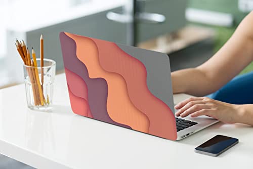 LanBaiLan Compatible for New MacBook Air 13 inch 2020 2019 2018 Release A2337 M1 A2179 A1932 Retina Display with Touch ID Plastic Crocodile Leather Texture Protective Case & Keyboard Cover, Colorful - color: Colorful