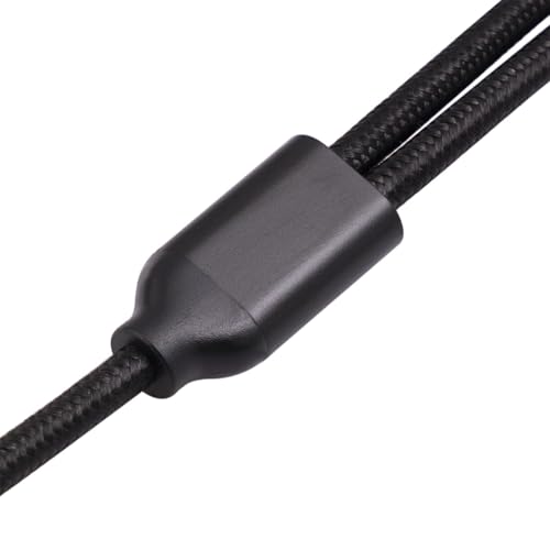 1/4 TRS Stereo Audio Cable for Guitar or Mixer with Jack Output, 1 FT, 1 Pack, Black, Splitter Y Adapter, 6.35mm Male to Dual 6.35mm Female Jack Cable - size: 1 FT 1 Pack, style: 1/4 TRS Stereo Audio Cable