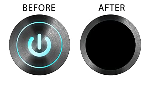 Covered Quick Stickers for Webcam Privacy and LED Light Blockers | 72 Vinyl Stickers | Matte Black | Low Tack and Easy to Remove | 3 Sizes