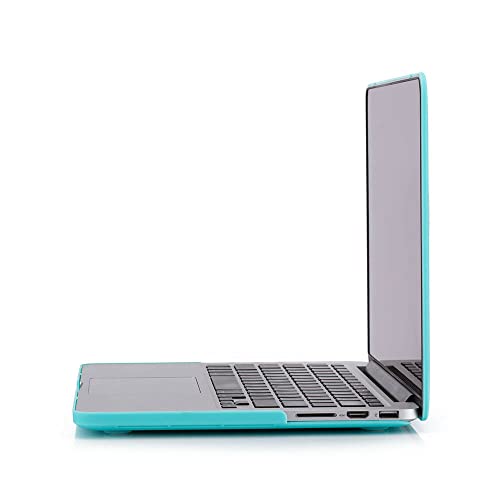 RUBAN for Old MacBook Pro Retina 13 inch (A1502 & A1425 Models) 2015 2014 2013 2012 Release,Plastic Hard Shell Case & Keyboard Cover, Turquoise - color: Turquoise