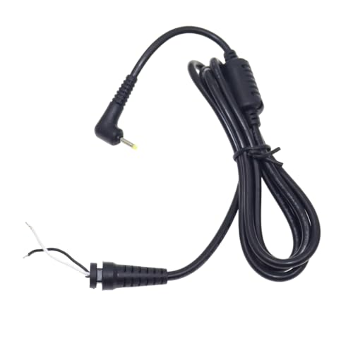 2.5 x 0.7mm Laptop Power Supply, DC Repair Cord, for Samsung Chromebook | Power adapter output cable interface, compatible with Samsung Chromebook ASUS Eee PC power adapter plug size: 2.5mm * 0.7mm - size: 2.5-0.7mm