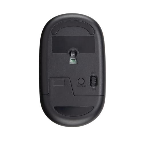 Acer Computer Mouse Wireless, 2.4G Slim USB Wireless Mice with USB-A Receiver, 1600 DPI Optical, Laptop Mouse with Plug and Play for Right/Left Handed Users (for Chromebooks, Windows PC & Mac) Black