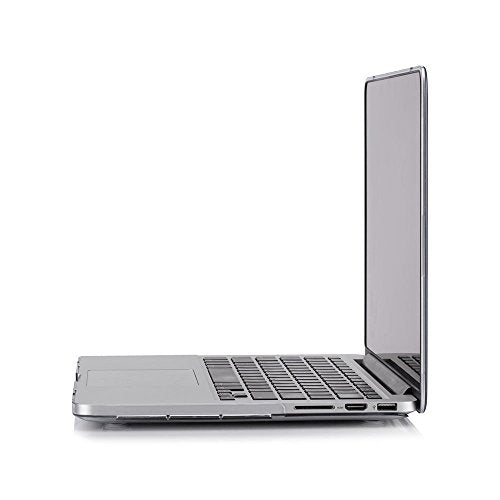 RUBAN Case Compatible with MacBook Pro 13 inch 2015 2014 2013 2012 (A1502 & A1425 Models), Plastic Hard Shell Case & Keyboard Cover for Old Version MacBook Pro Retina 13 Inch, Clear - color: Crystal Clear