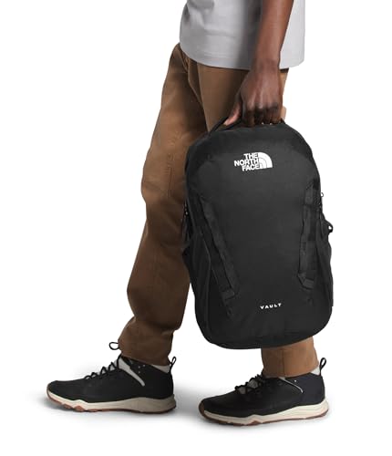 The North Face Vault Everyday Laptop Backpack, TNF Black-NPF, One Size | Commuter Travel Bag, Water-Repellent Finish, Spacious Compartment - color: Tnf Black-npf
