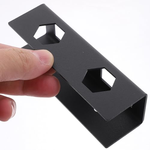 Didiseaon Desk Metal Laptop Bracket and Keyboard Holder for Office Use, Black Compact Mounting Stand with Storage Shelf Compatible with Tablets and Laptops