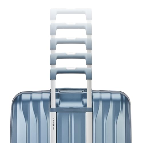 Samsonite UpLIFT X-Large Checked Hardside Luggage with Spinner Wheels - Airline-Approved, TSA Lock, Adjustable Handle System - Polycarbonate Hard Suitcase for Ultra Lightweight Travel - Elemental Blue - color: Elemental Blue, size: X-Large Checked