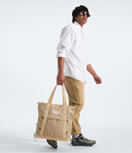 THE NORTH FACE Borealis Tote Bag | Over Shoulder & Backpack Carry Options, Water Repellent, 16" Laptop Sleeve - color: Khaki Stone