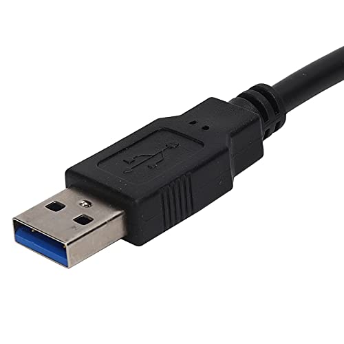 Zopsc USB 3.0 to VGA Adapter Cable, 5Gbps, HD 1080P, 15Pin Female, Multi Display Support, No External Power Supply, for PC, Laptops, Desktops, Black - color: Black