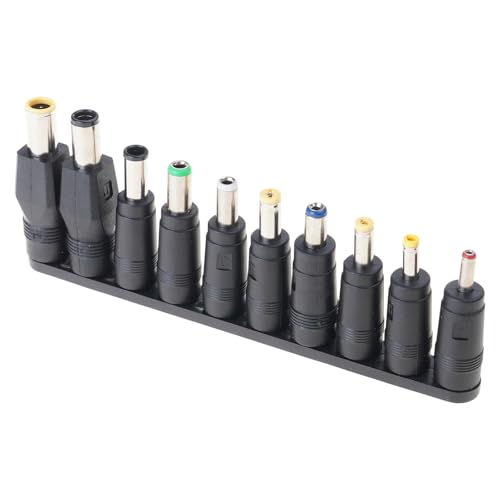 Multifunctional Power Adapter Set Including 8pcs/10pcs Connectors Conversion Adapters for Laptops Notebook Laptop Adapter - color: 10 piece set A