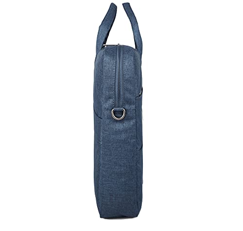 Multifunctional Briefcase,Muti-Pockets Laptop Case Bag For 15.6 inch-16 inch Laptop Computer - color: Blue